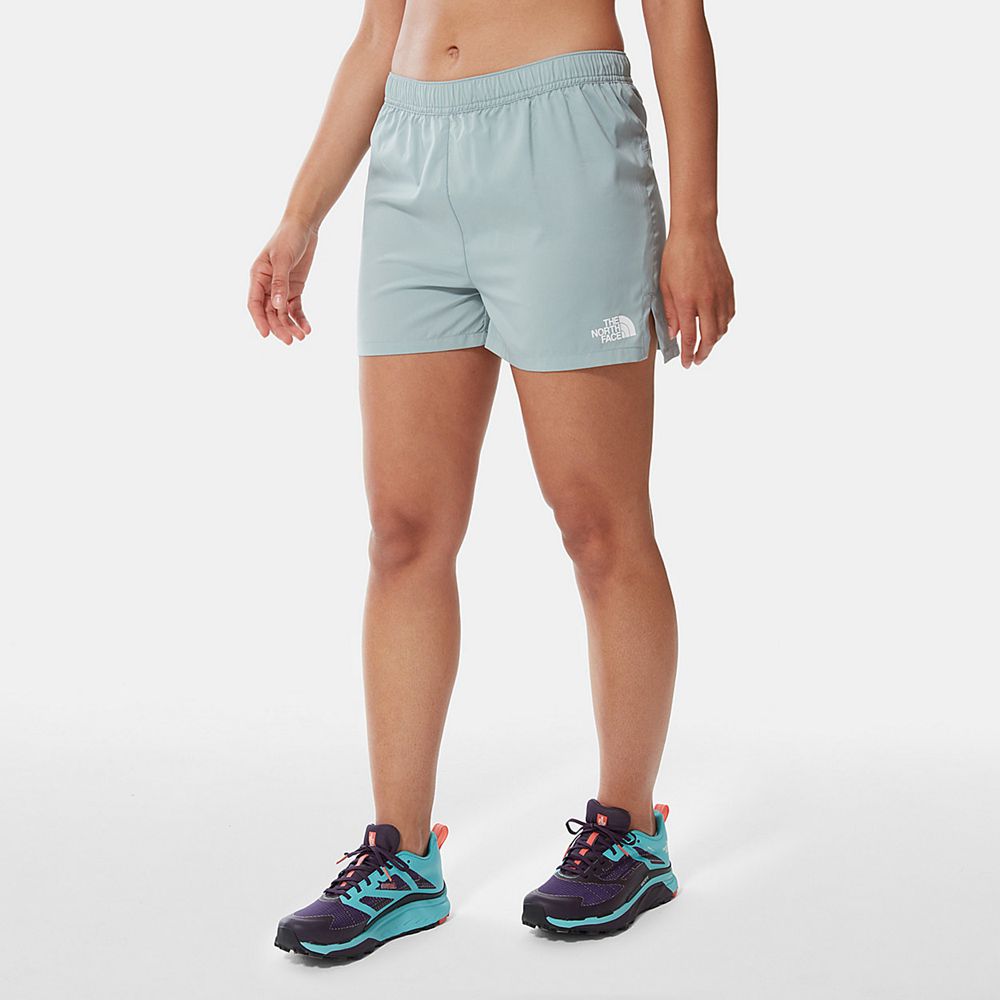 The North Face Shorts Womens Australia - The North Face Movmynt Silver Blue Running & Training (SHJ-